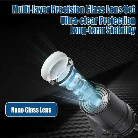 Motorcycle Projector Lights with Angel Wing Logo (OUT OF STOCK)