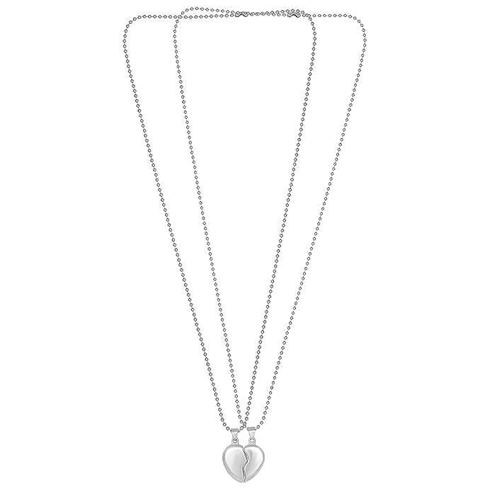 Couple Silver Plated Pendants Set (OUT OF STOCK)