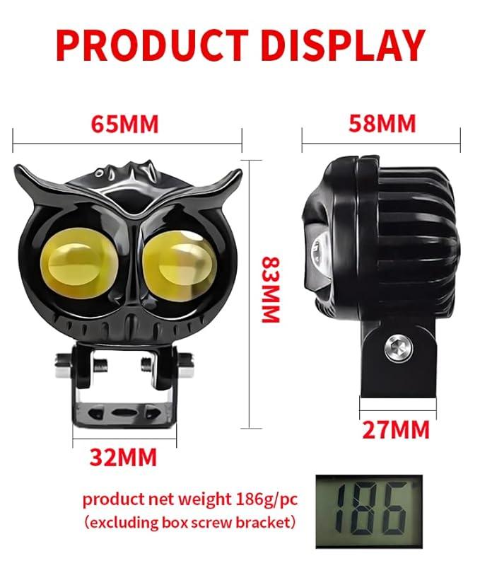 Owl Design Motorcycle Led Headlight