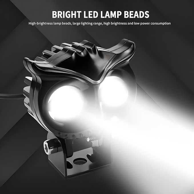 Owl Design Motorcycle Led Headlight