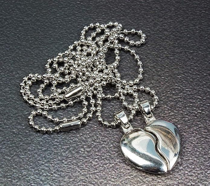Couple Silver Plated Pendants Set (OUT OF STOCK)